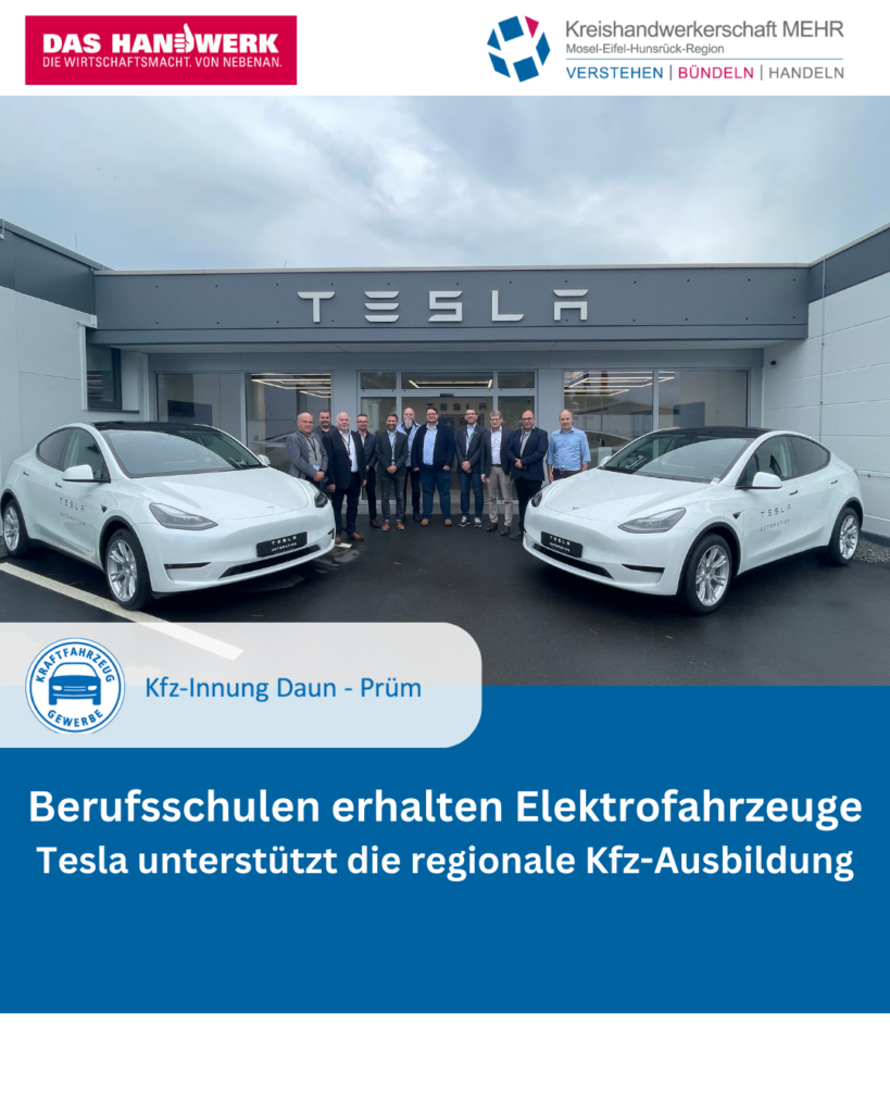 Tesla Übergabe SocialMedia Bildposting